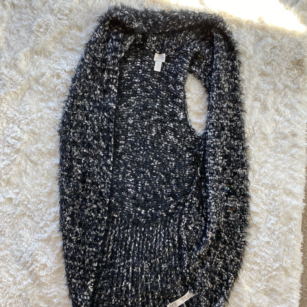 Chico’s O Faux Mohair Shrug Style Sweater